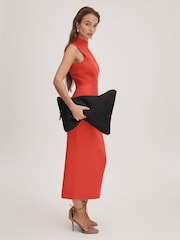 Florere Crepe Fitted Midi Dress - Image 5 of 6