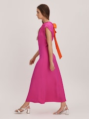 Florere Tie Back Midi Dress - Image 4 of 7