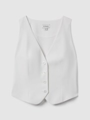 Florere Ivory Single Breasted Waistcoat - Image 2 of 6
