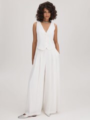 Florere Ivory Single Breasted Waistcoat - Image 3 of 6