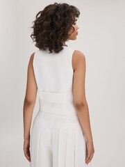 Florere Ivory Single Breasted Waistcoat - Image 5 of 6
