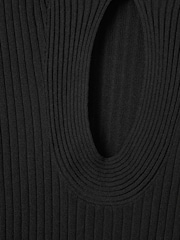 Florere Ribbed Blouson Sleeve Midi Dress - Image 5 of 5