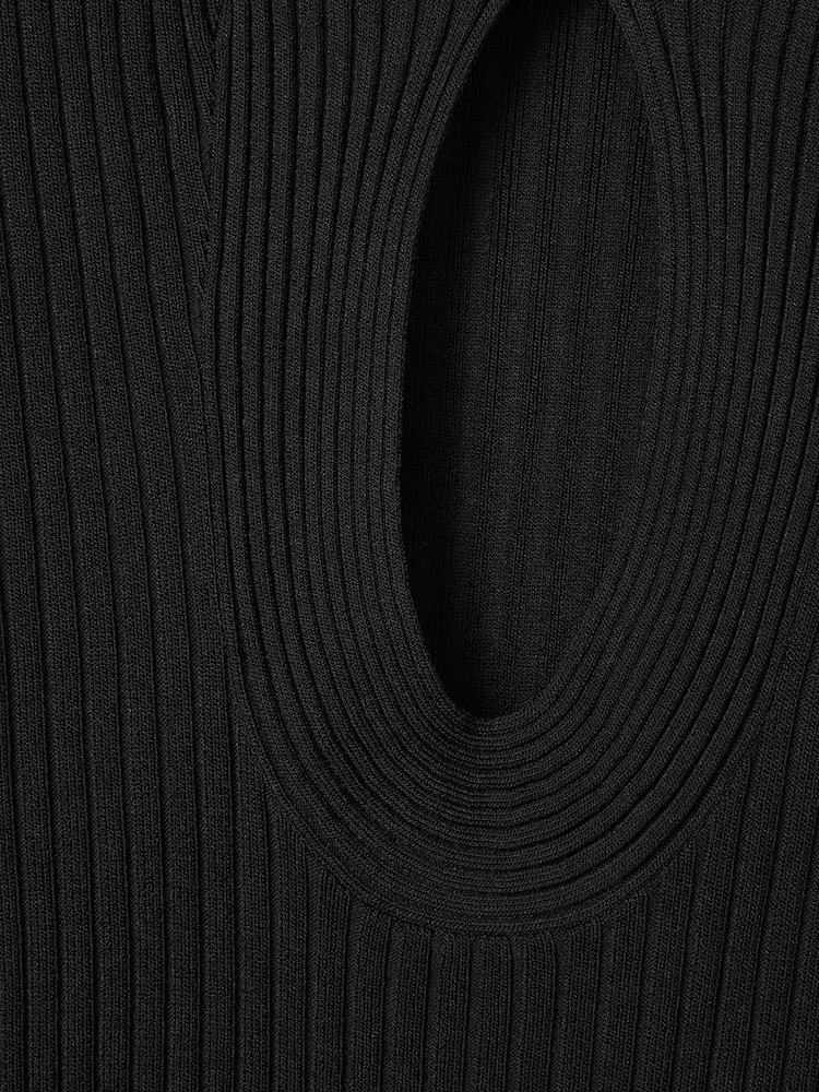 Florere Ribbed Blouson Sleeve Midi Dress - Image 5 of 5