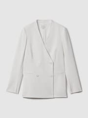 Florere Collarless Double Breasted Blazer - Image 2 of 6