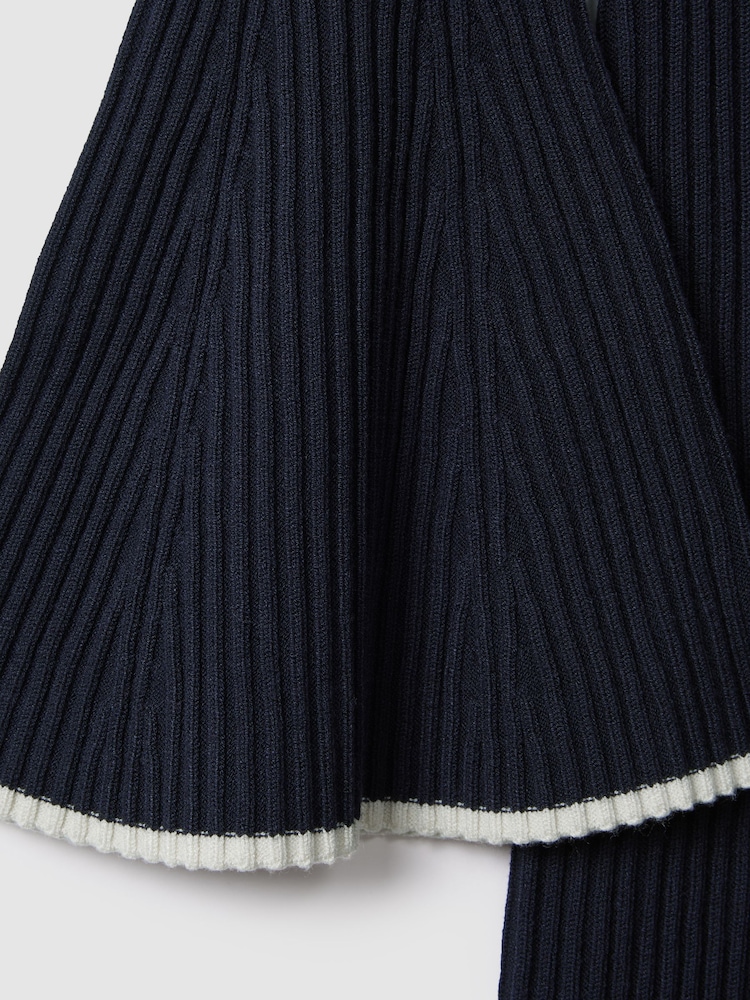 Florere Fitted Fluted Cuff Midi Dress - Image 7 of 7