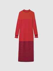 Florere Knitted Striped Midi Dress - Image 2 of 7