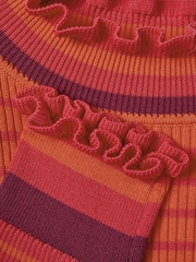 Florere Knitted Striped Midi Dress - Image 7 of 7