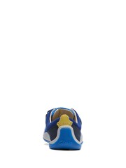 Clarks Blue Combi Leather Roller Fun T-Bar Shoes - Image 6 of 7