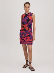 Florere Jacquard Mini Dress - Image 3 of 6