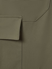 Reiss Olive Lavenham Technical Drawstring Cargo Trousers - Image 7 of 7