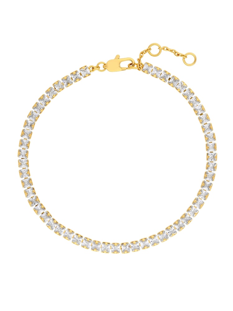Inicio Gold Plated Tennis Bracelet - Gift Pouch - Image 1 of 3