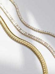 Inicio Gold Plated Tennis Bracelet - Gift Pouch - Image 2 of 3