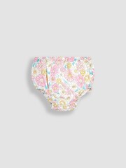 JoJo Maman Bébé Pink Sunflower Pretty Summer Dress - Image 3 of 4