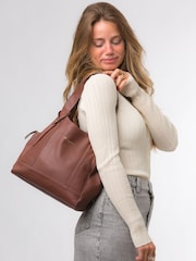 Braun - Pure Luxuries London Colette Handtasche aus Leder - Bild 2 von 7
