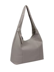 Grau - Pure Luxuries London Nina Leder-Umhängetasche - Bild 4 von 6