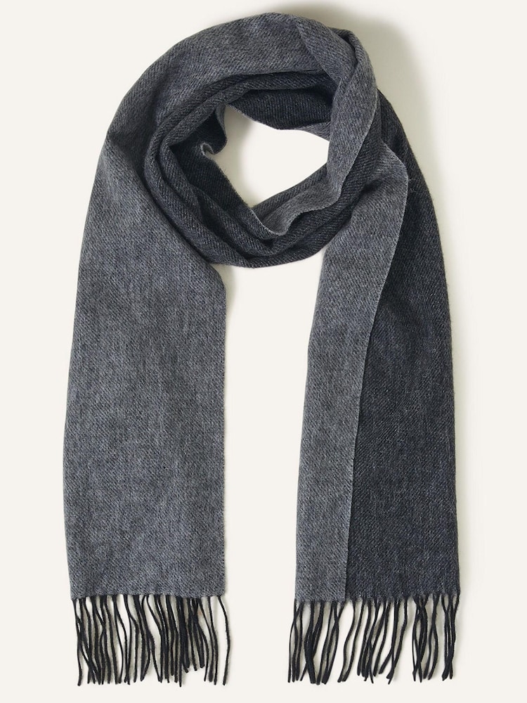 Accessorize Grey Luxury Scarf in Wool Blend - Image 1 of 2