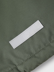 Name It Green Zip Up Faux Fur Parka Jacket - Image 5 of 5