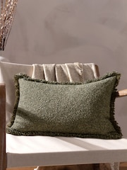 Подушка с перьевым наполнителем Yard Doze Woven Fringed Feather Filled Cushion - Изображение 1 из 6