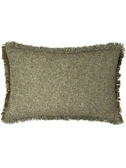 Подушка с перьевым наполнителем Yard Doze Woven Fringed Feather Filled Cushion - Изображение 3 из 6