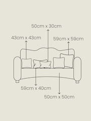 Yard 40 x 60cm Ribble 100% Cotton Polyester Filled Cushion - Изображение 8 из 8