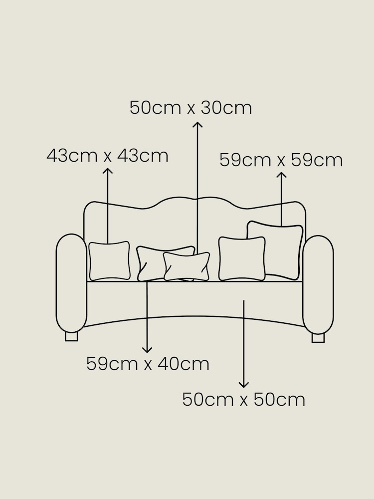 Yard 40 x 60cm Ribble 100% Cotton Polyester Filled Cushion - Изображение 8 из 8
