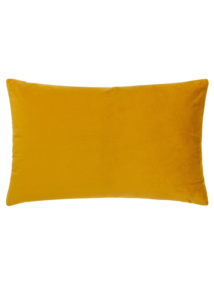 Paoletti 40 x 60cm Lexington Diamond Velvet Jacquard Feather Filled Cushion - صورة 2 من 5