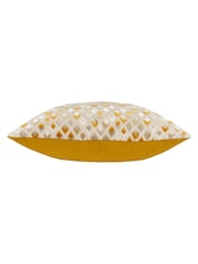 Paoletti 40 x 60cm Lexington Diamond Velvet Jacquard Feather Filled Cushion - صورة 3 من 5