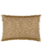 Yard Doze Woven Fringed Feather Filled Cushion - صورة 3 من 6
