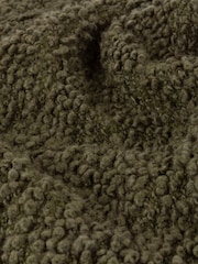 Yard Lichen Green Ulsmere Boucle Fringed Throw - Image 5 of 5