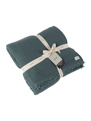 Yard Оверсайз Lark 4 Layer Muslin плиссированная ткань 100% хлопка покрывало - Изображение 4 из 6