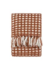Furn Red Toasty Waffle Throw - Image 2 of 3