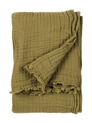 Yard Оверсайз Lark 4 Layer Muslin плиссированная ткань 100% хлопка покрывало - Image 3 of 6