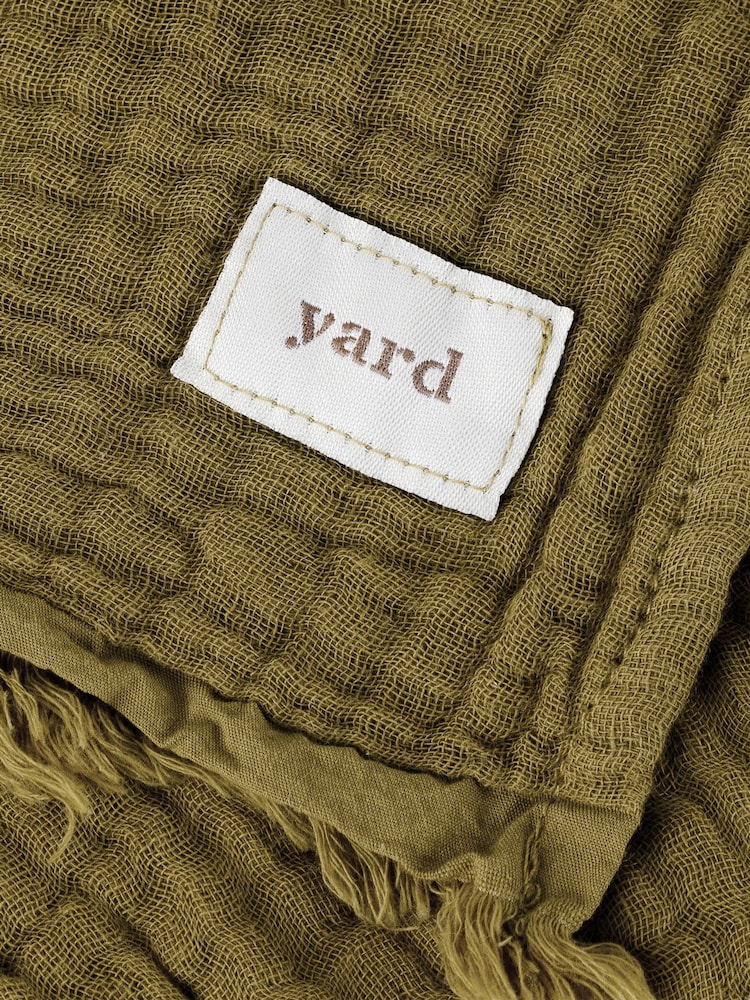 Yard Оверсайз Lark 4 Layer Muslin плиссированная ткань 100% хлопка покрывало - Image 6 of 6
