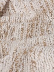 Yard Natural Beige Heath Cotton Tasselled Throw - Image 4 of 4
