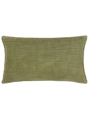 Yard Khaki 40 x 60cm Ribble 100% Cotton Polyester Filled Cushion - Image 2 of 7