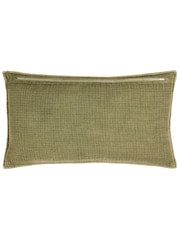 Yard Khaki 40 x 60cm Ribble 100% Cotton Polyester Filled Cushion - Image 3 of 7