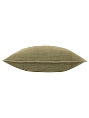 Yard Khaki 40 x 60cm Ribble 100% Cotton Polyester Filled Cushion - Image 4 of 7