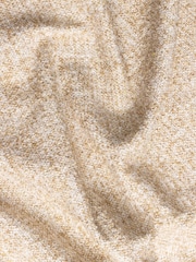 Yard Biscuit Beige Doze Woven Fringed Throw - Image 4 of 5