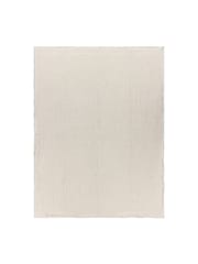 Yard Natural/Ink Skye Sherpa Stripe 100% Cotton Throw - Image 3 of 6