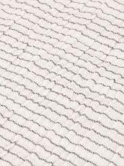 Yard Natural/Ink Skye Sherpa Stripe 100% Cotton Throw - Image 5 of 6