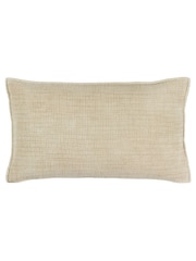 Yard Natural Beige 40 x 60cm Ribble 100% Cotton Polyester Filled Cushion - Image 4 of 9