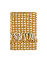 Furn Yellow Toasty Waffle Throw - Image 2 of 3