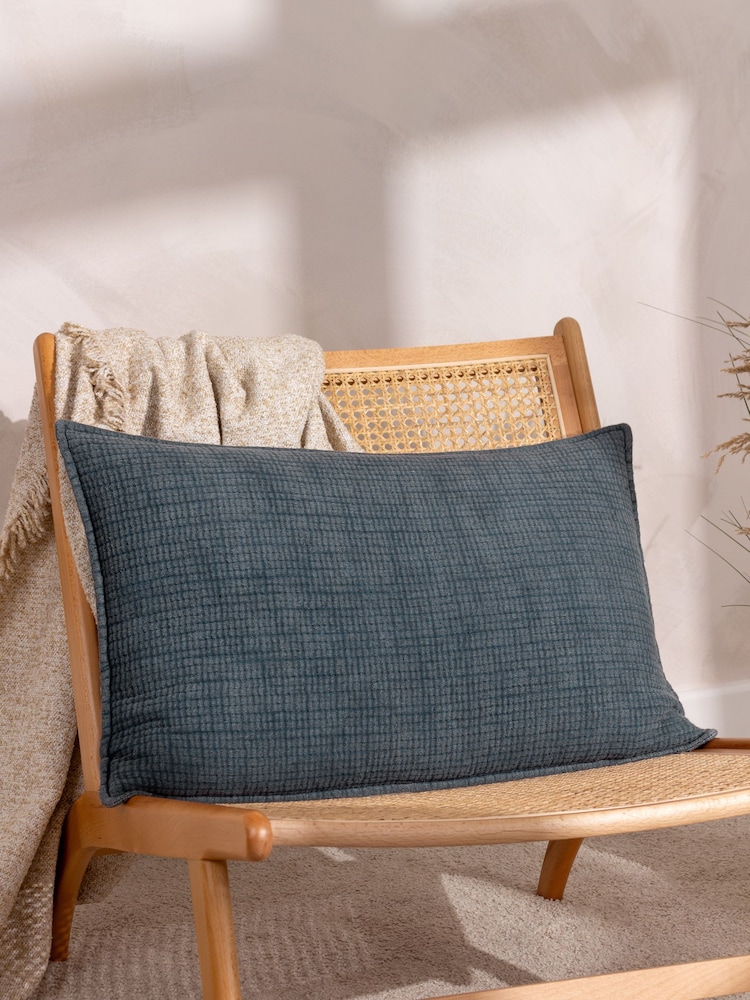 Yard 40 x 60cm Ribble 100% Cotton Feather Filled Cushion - Изображение 1 из 8