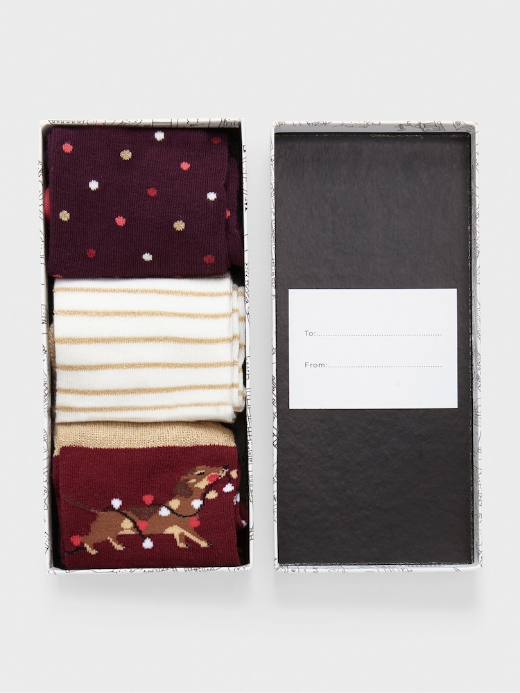 Hobbs Red Dog Light Socks Set - Image 2 of 3 Hobbs Red Dog Light Socks Set - Image 2 of 3