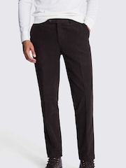 MOSS Brown Tailored Fit Moleskin 100% Cotton Trousers - Image 1 of 3