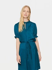 Saint Tropez Green Nunni Above Knee Length Belted Dress - Image 1 of 6