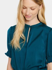 Saint Tropez Green Nunni Above Knee Length Belted Dress - Image 4 of 6