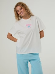 Skinnydip White Disney Finding Nemo Catch The Current T-Shirt - Image 1 of 5