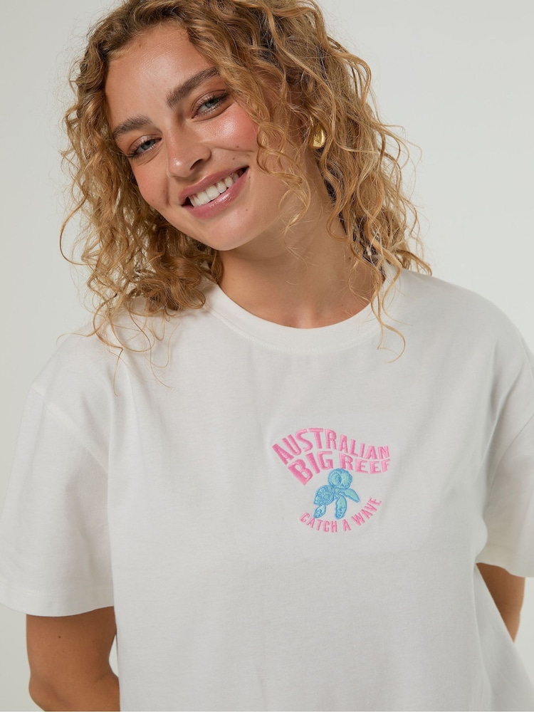 Skinnydip White Disney Finding Nemo Catch The Current T-Shirt - Image 2 of 5