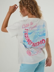 Skinnydip White Disney Finding Nemo Catch The Current T-Shirt - Image 4 of 5